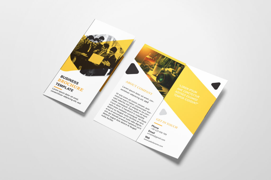 brochure mockup copy